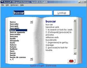 Buensoft Bilingual Talking Dictionary Screenshot