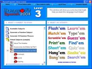 Educational Software - Screenshot for Buensoft Spanish