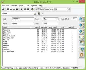 CDex Screenshot