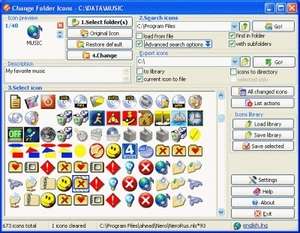 Change Folder Icons Screenshot