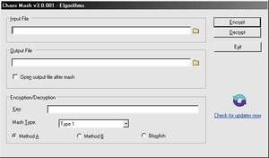 Encryption Software - Screenshot for Chaos Mash