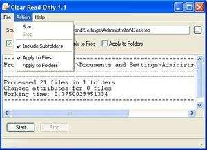 File Search - Screenshot for Clear Read-Only