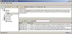 Clipboard Replacement Programs - Screenshot for Clipboard Help and Spell