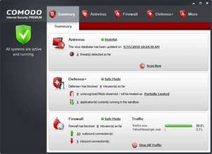 Firewall - Screenshot for Comodo Internet Security and Firewall
