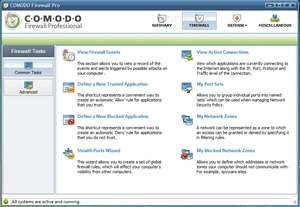 Firewalls - Screenshot for Comodo Personal Firewall