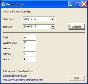 Clocks Organizers Calendars - Screenshot for Count Days