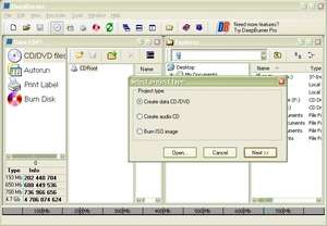 CD Burning - Screenshot for DeepBurner Portable