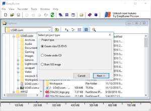 CD Burning - Screenshot for DeepBurner