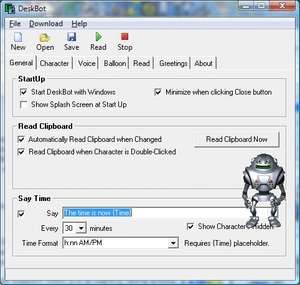 DeskBot Screenshot