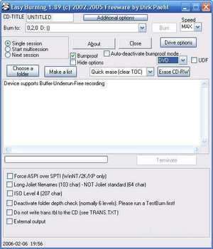 Backup Utilities - Screenshot for Easy Burning