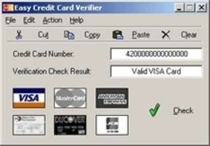 Calculators - Screenshot for Easy Credit Card Verifier