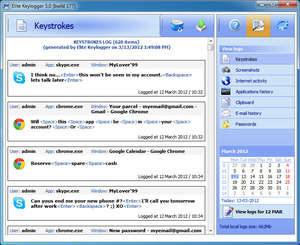 Elite Keylogger Screenshot