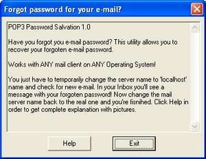 Email Password Recovery (pop3) Screenshot