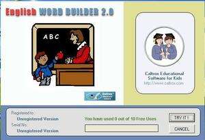 English Word Builder Screenshot