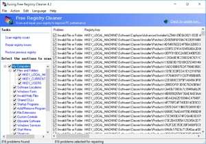 Registry Cleaner - Screenshot for Eusing Free Registry Cleaner