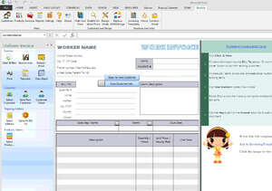 Excel Invoice Template Screenshot