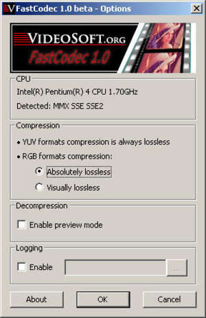 Video Codecs - Screenshot for FastCodec