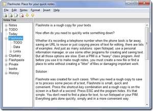 Text Programs - Screenshot for Flashnote