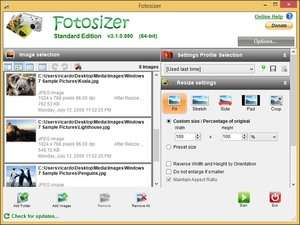 Image Conversion - Screenshot for Fotosizer