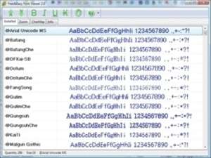 Font Utilities - Screenshot for Free&Easy Font Viewer