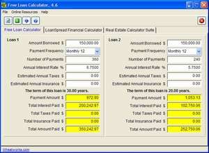 Free Loan Calculator Screenshot
