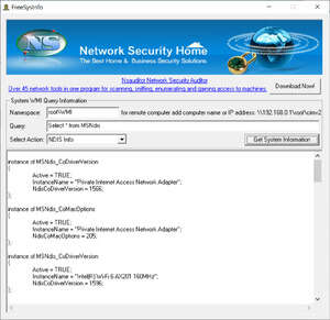Computer Utilities - Screenshot for FreeSysInfo