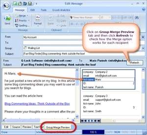 Email Tools - Screenshot for G-Lock EasyMail