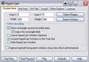 Video Capture Programs - Screenshot for HyperCam