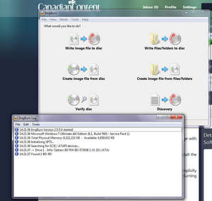 CD Burning - Screenshot for ImgBurn CD Burning Software