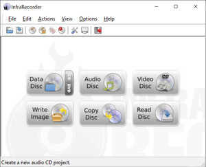 CD Burning - Screenshot for InfraRecorder