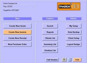 Invoice by Click- Invoicing software Screenshot