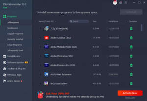 Install and Uninstall Tools - Screenshot for IObit Uninstaller