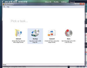 CD Burning - Screenshot for ISO Workshop