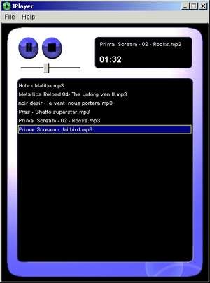 MP3 Players - Screenshot for JPlayer