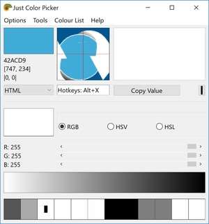 Miscellaneous Utilties - Screenshot for Just Color Picker