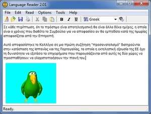 Language Reader Screenshot