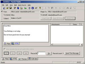 Email Tools - Screenshot for Mach5 Mailer