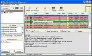 Spam Filters - Screenshot for Mail Box Dispatcher