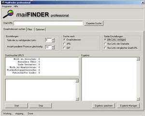 MailFinder pro Screenshot