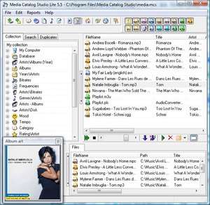 Cataloging Software - Screenshot for Media Catalog Studio Lite
