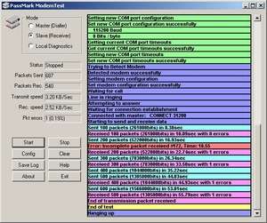 ModemTest Screenshot