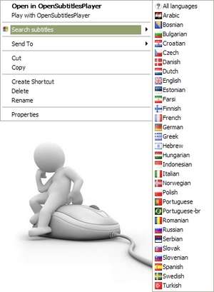 Media Players - Screenshot for Movie Subtitles Searcher