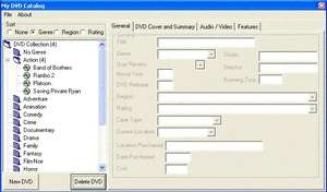 Cataloging Software - Screenshot for My DVD Catalog