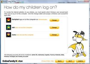Windows Security and Privacy - Screenshot for Norton Online Family