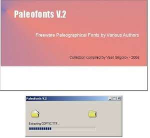 Font Utilities - Screenshot for Paleofonts V.2