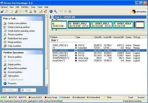 Partition Magic Screenshot