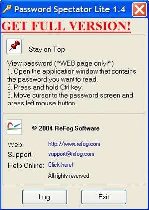 Password Tools - Screenshot for Password Spectator Lite