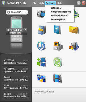 Mobile Phone Tools - Screenshot for PC Suite