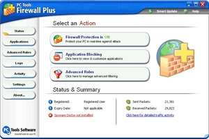 Firewalls - Screenshot for PC Tools Freeware Firewall