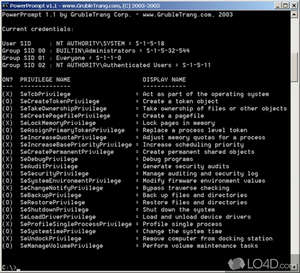 Miscellaneous Utilties - Screenshot for PowerPrompt